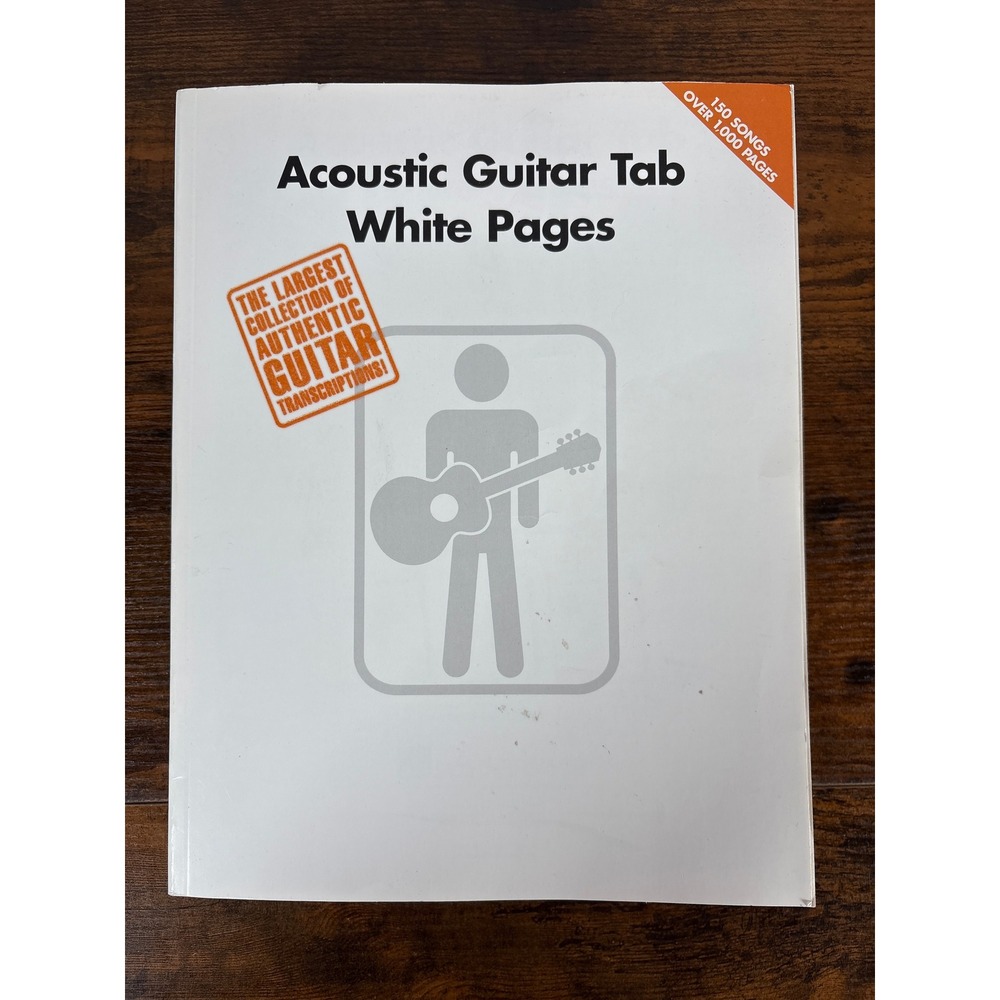 Acoustic Guitar Tab White Pages 150 Songs Hal Leonard Transcriptions 0634057120